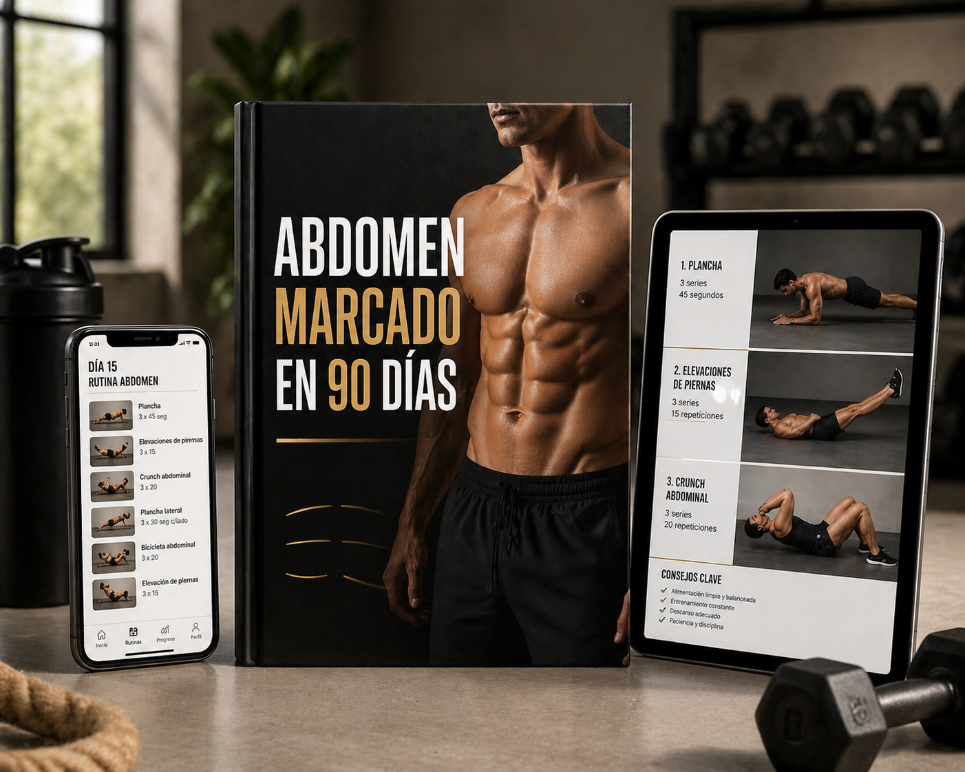 Abdomen marcado en 90 dias